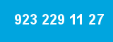 923 229 11 27